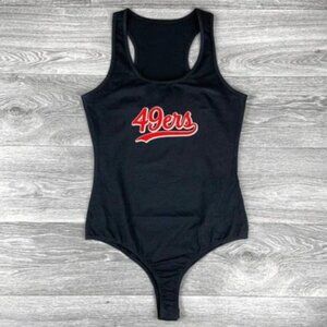NO CUTS!!! Black San Francisco 49ers Bodysuit, 49ers, Women's San Francisco 49er